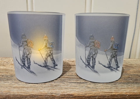 Telysholder Jeg snører min sekk