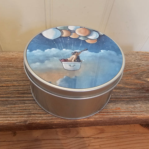 High tea, rund boks