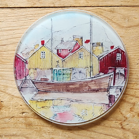 Glassbrikke Refleksjoner fra nord