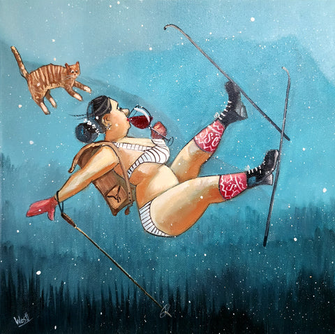 The beautiful fall, giclée trykk