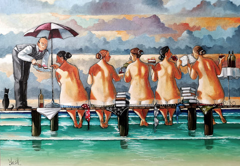 The book club, giclée trykk