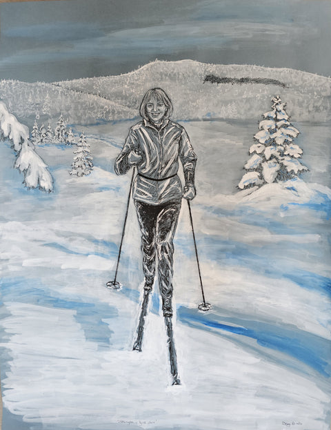 Skirypa i fint driv
