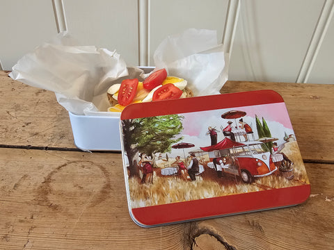 La travelling restaurant, boks