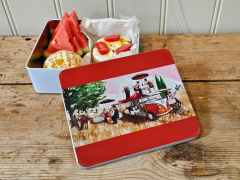 La travelling restaurant, boks