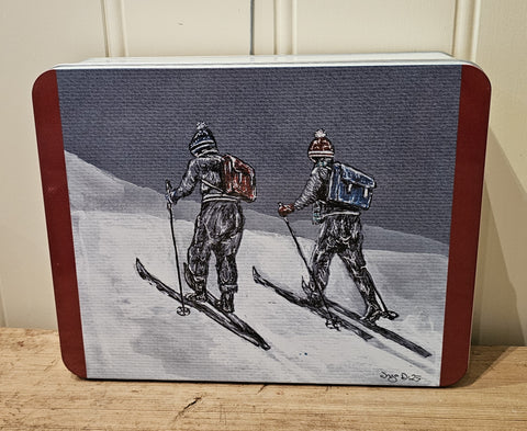 Jeg snører min sekk, boks