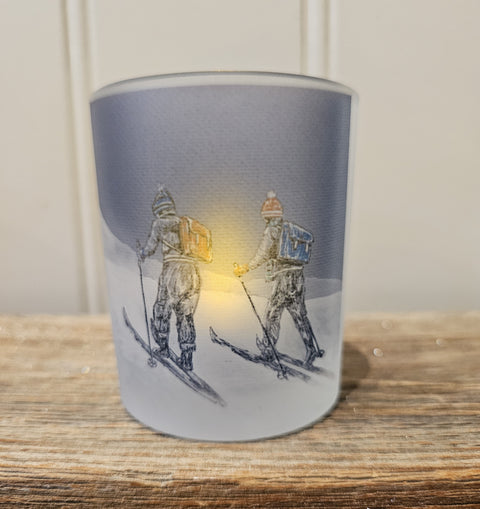 Telysholder Jeg snører min sekk