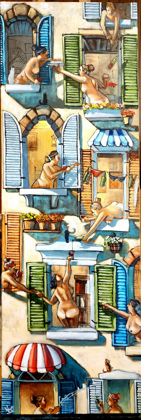 Love thy neighbour, giclée trykk