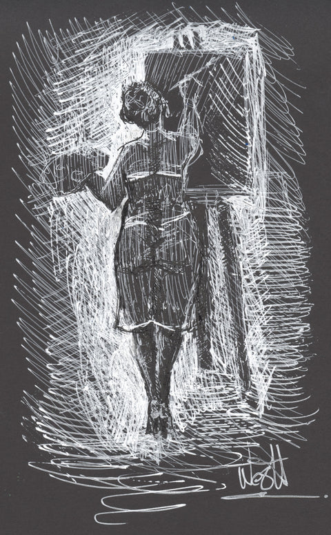 Painting, pennetegning
