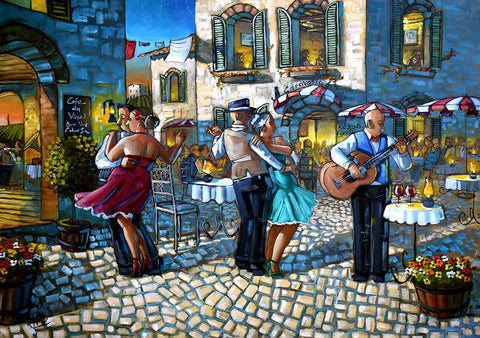 Ristorante Caravaggio, oljemaleri