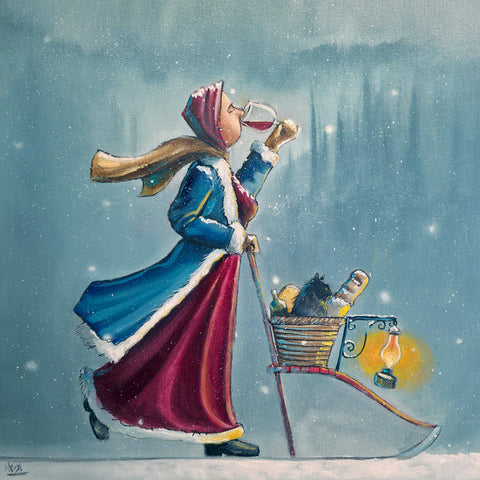 Sparktur, oljemaleri