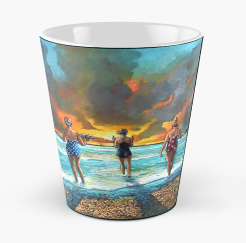 Early morning swim, kopp
