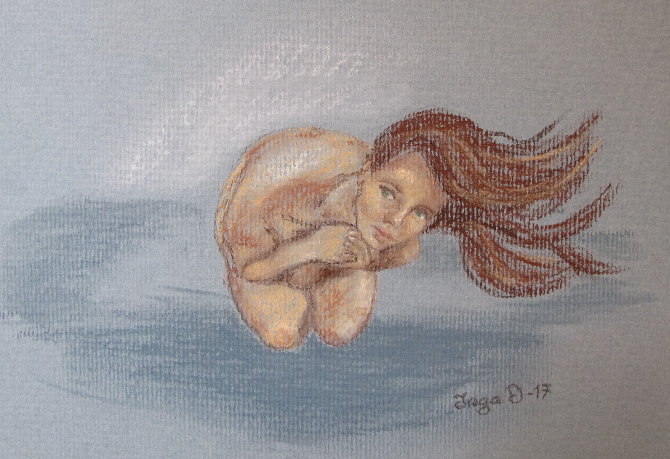 pastel drawing