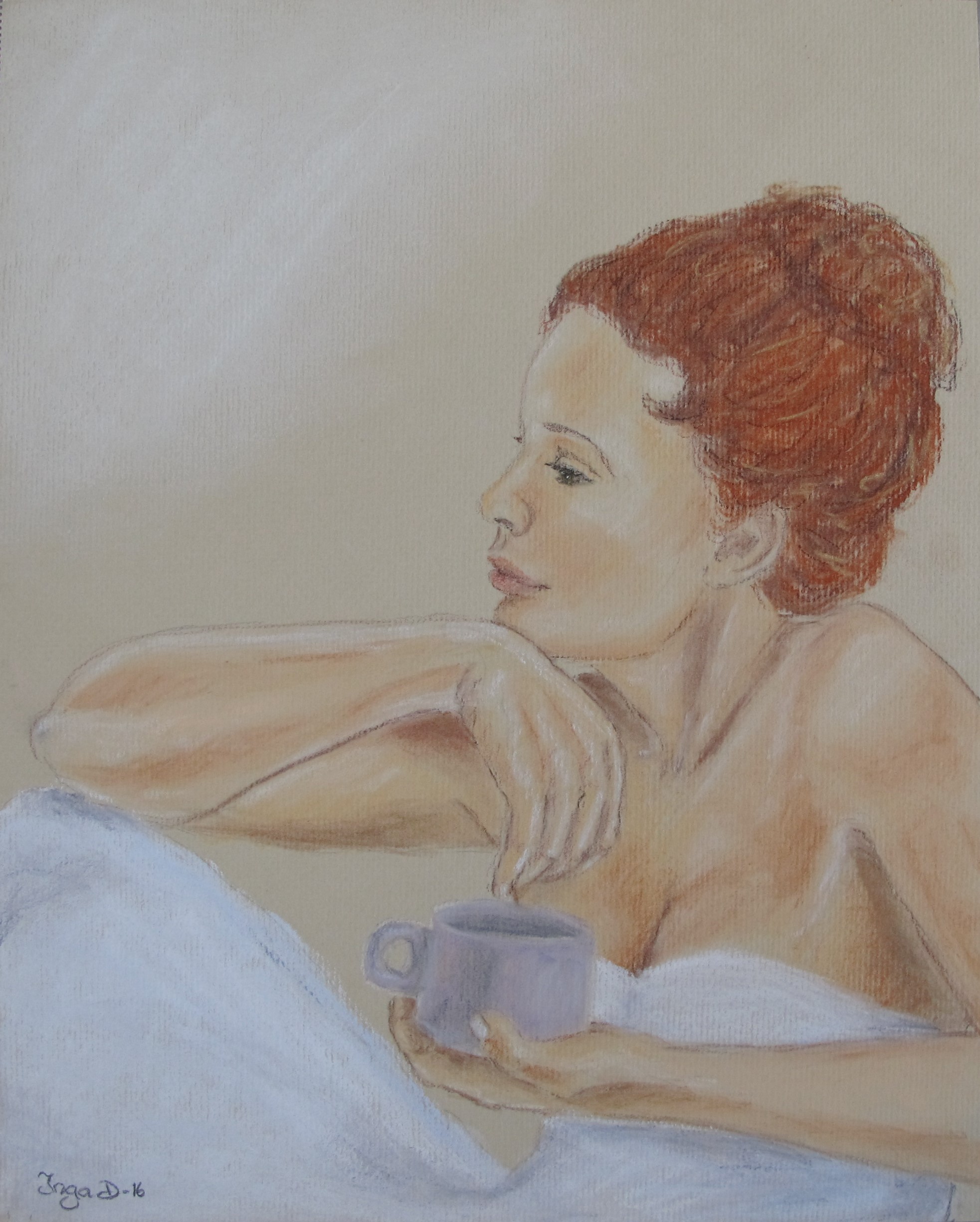 pastel drawing