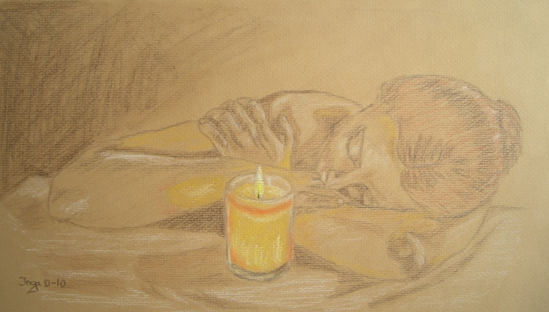 pastel drawing