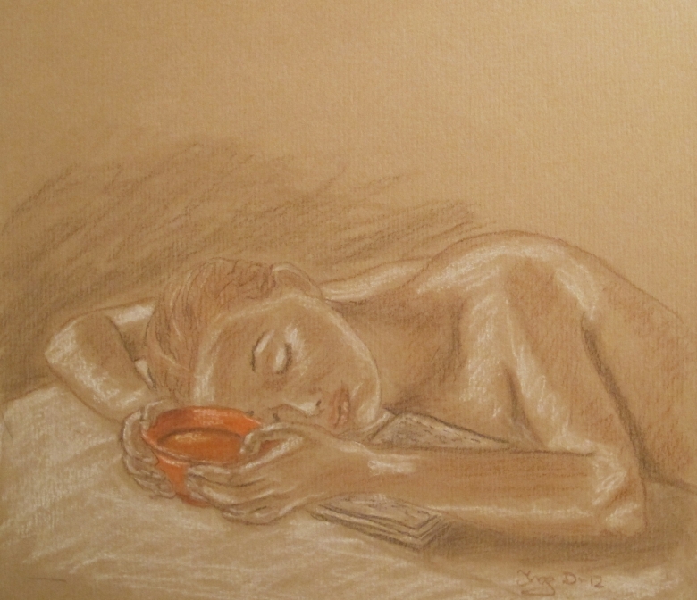 pastel drawing