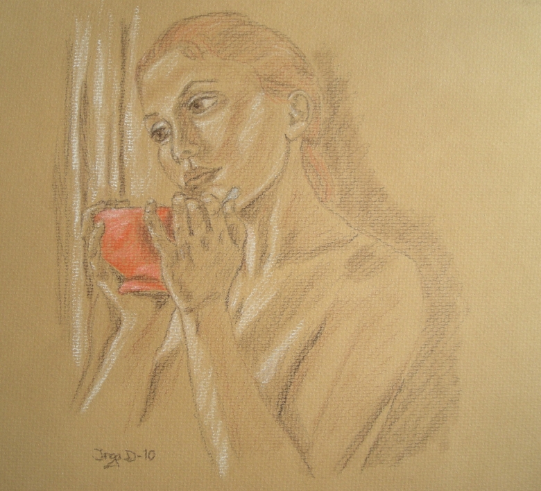 pastel drawing