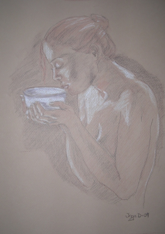 pastel drawing