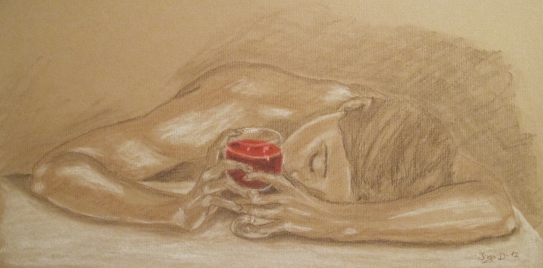 pastel drawing