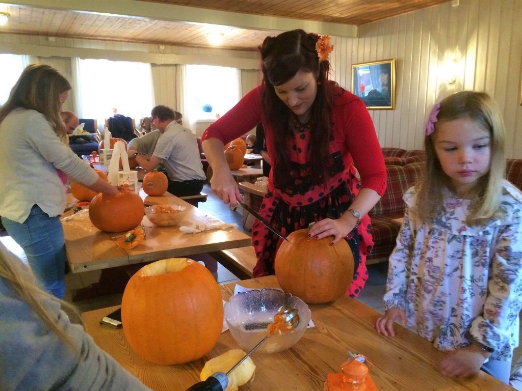 From my pumpkin carving workshop for the Association of Children with Heart Disorders.