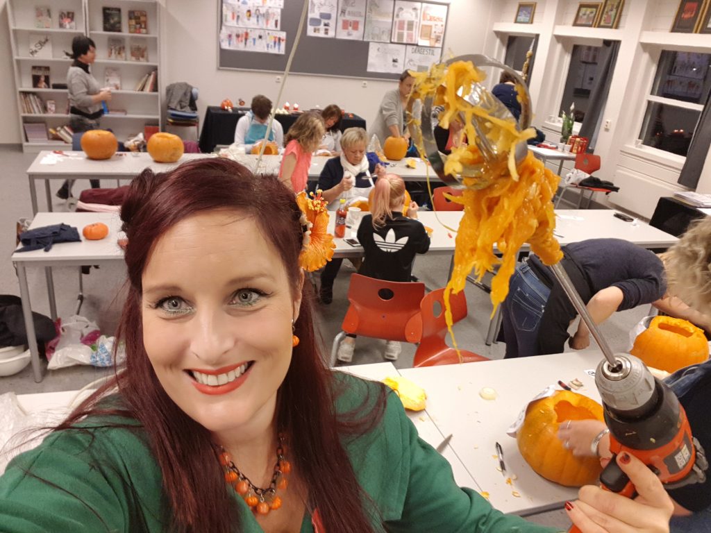 From my pumpkin carving workshop at Hustad Garden association in Fræna